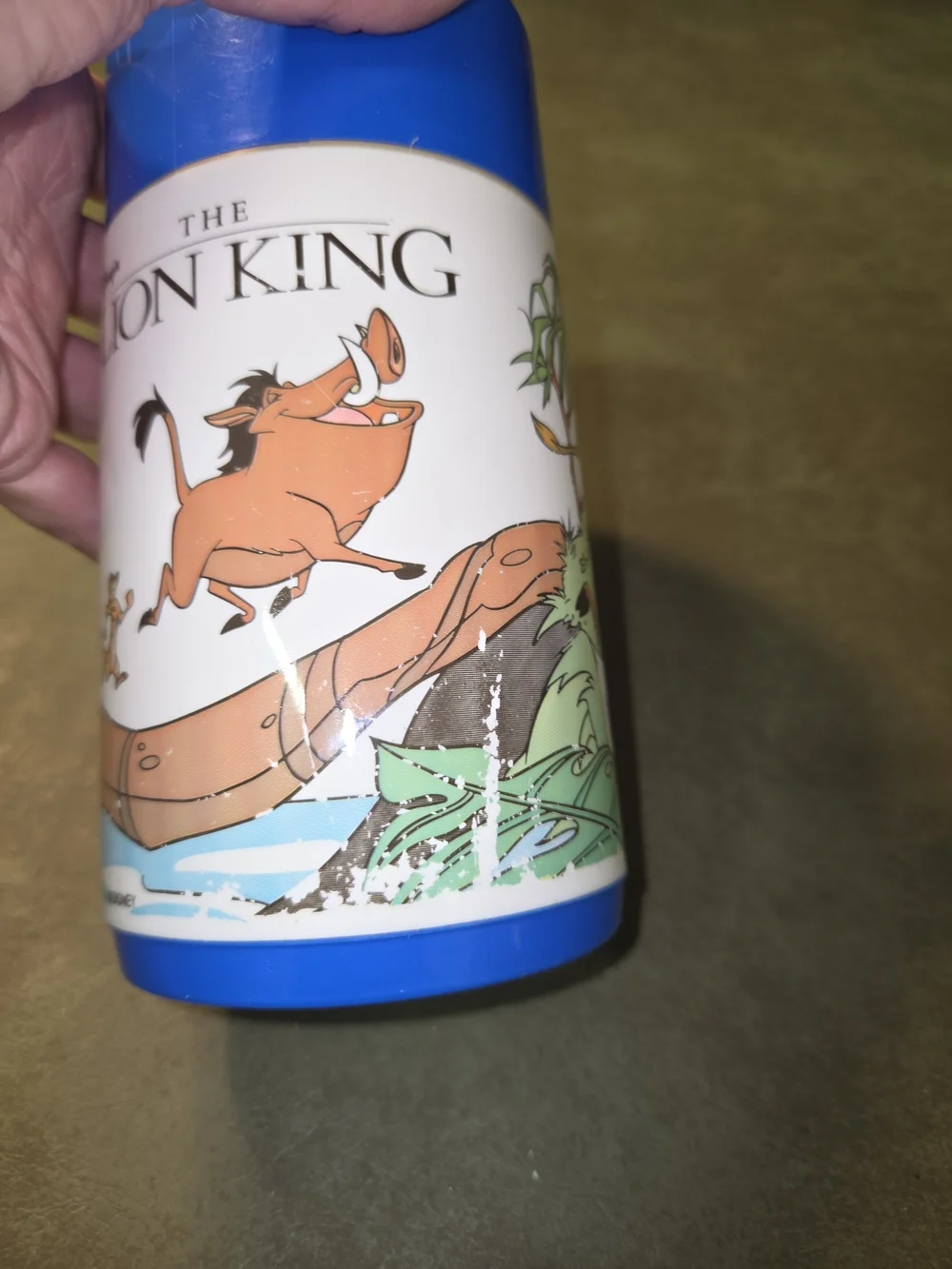 Vintage 1994 Disney's The Lion King plastic thermos